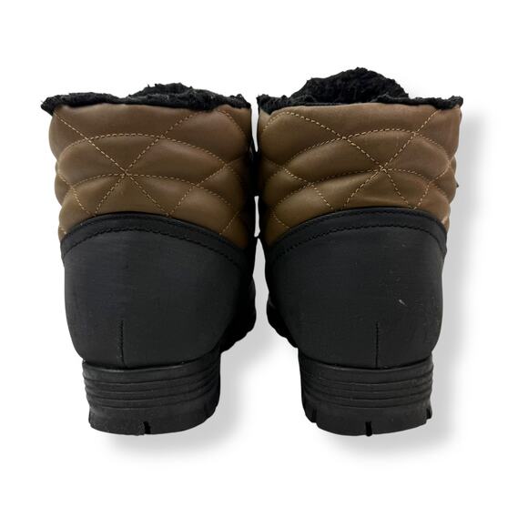 Vintage 80's waterproof black and brown lace up boots by JUDITH SPORT - Picture 8 of 14